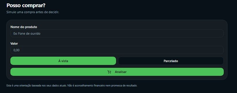 Simulador Posso Comprar do Organiza Fácil
